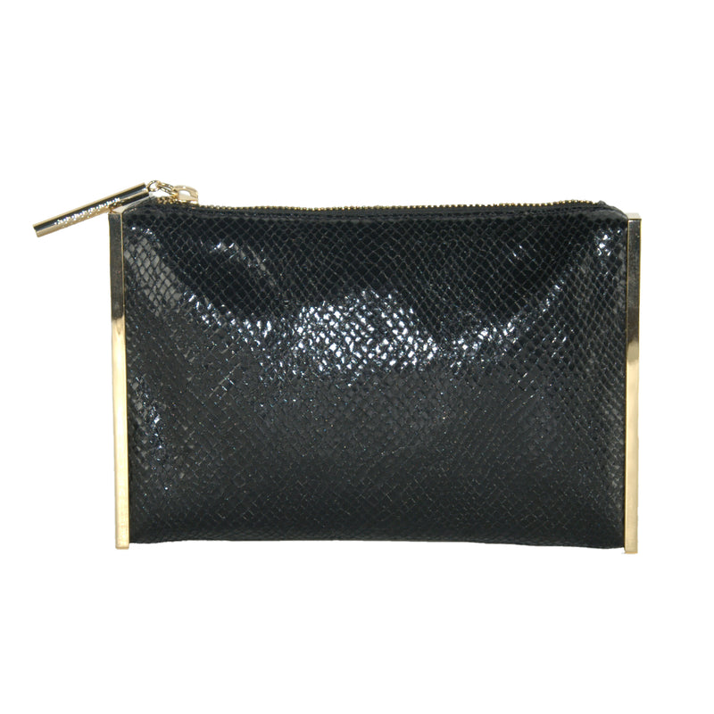 Nero Calfskin Clutch Bag
