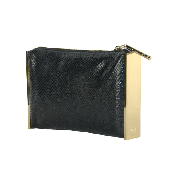 Nero Calfskin Clutch Bag
