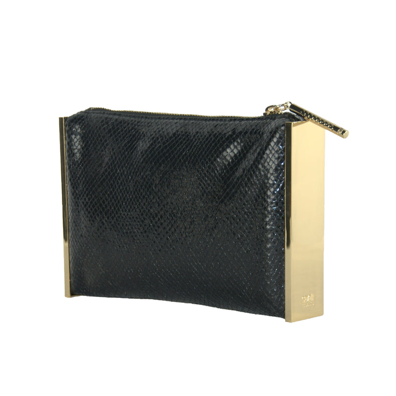 Nero Calfskin Clutch Bag