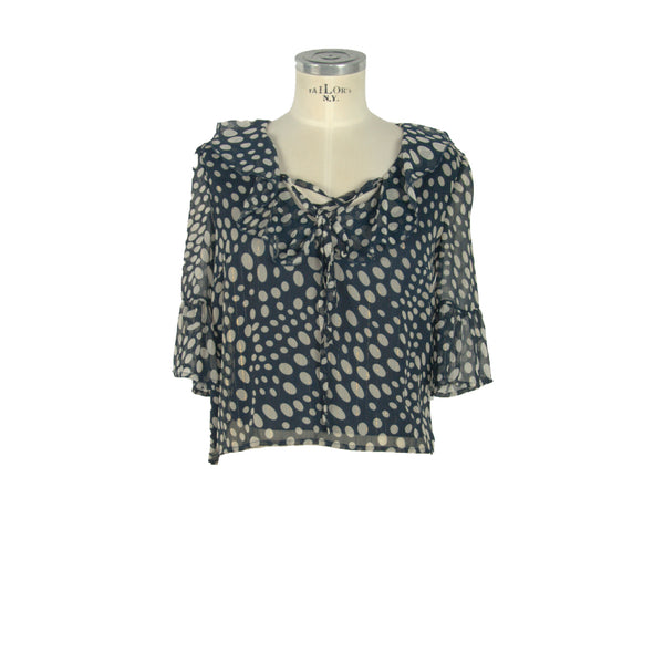 Blue Polyester Shirt