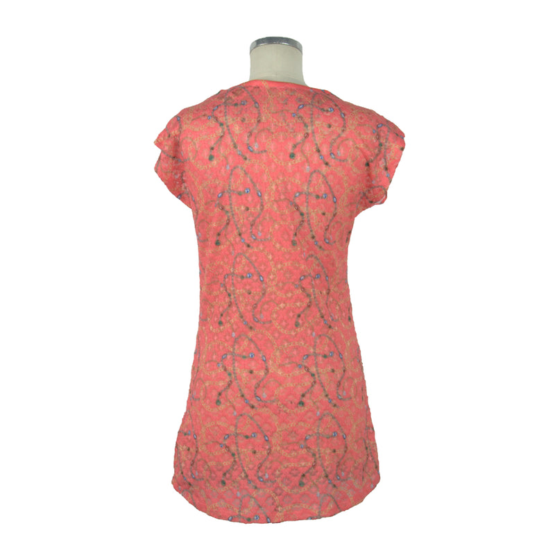 Pink Polyester Dress