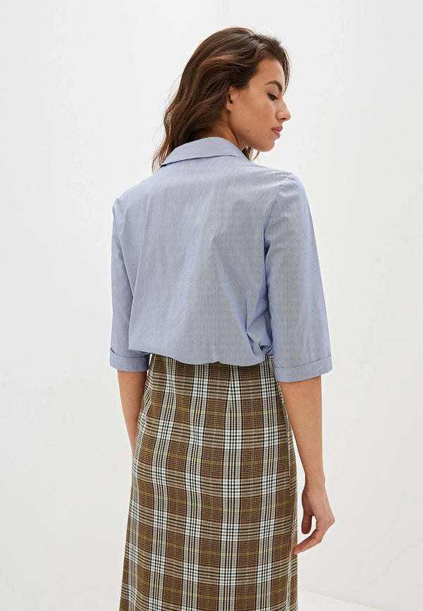 Light Blue Cotton Dress