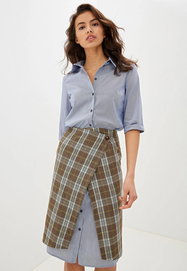 Light Blue Cotton Dress