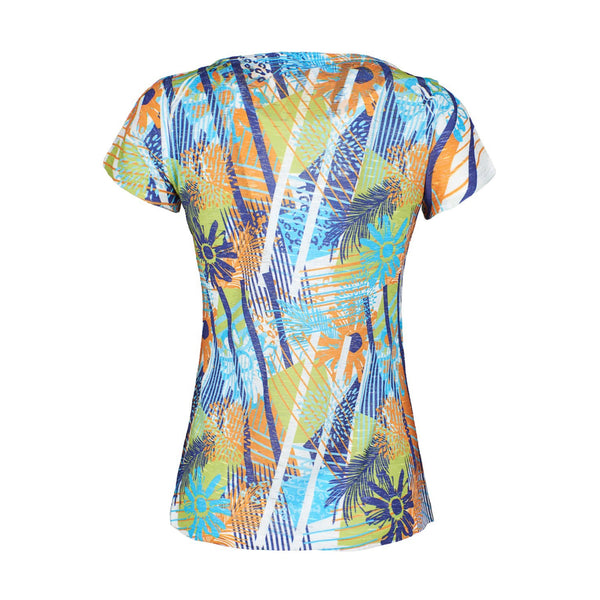 Multicolor Polyester Tops & T-Shirt