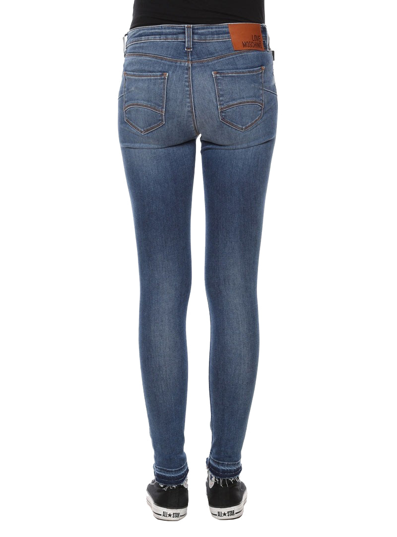 Blue Cotton Jeans & Pant
