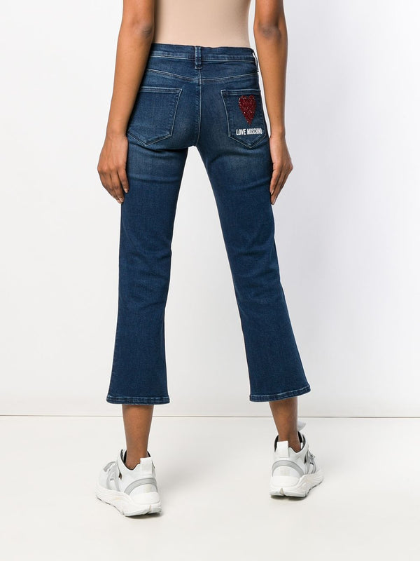 Blue Cotton Jeans & Pant