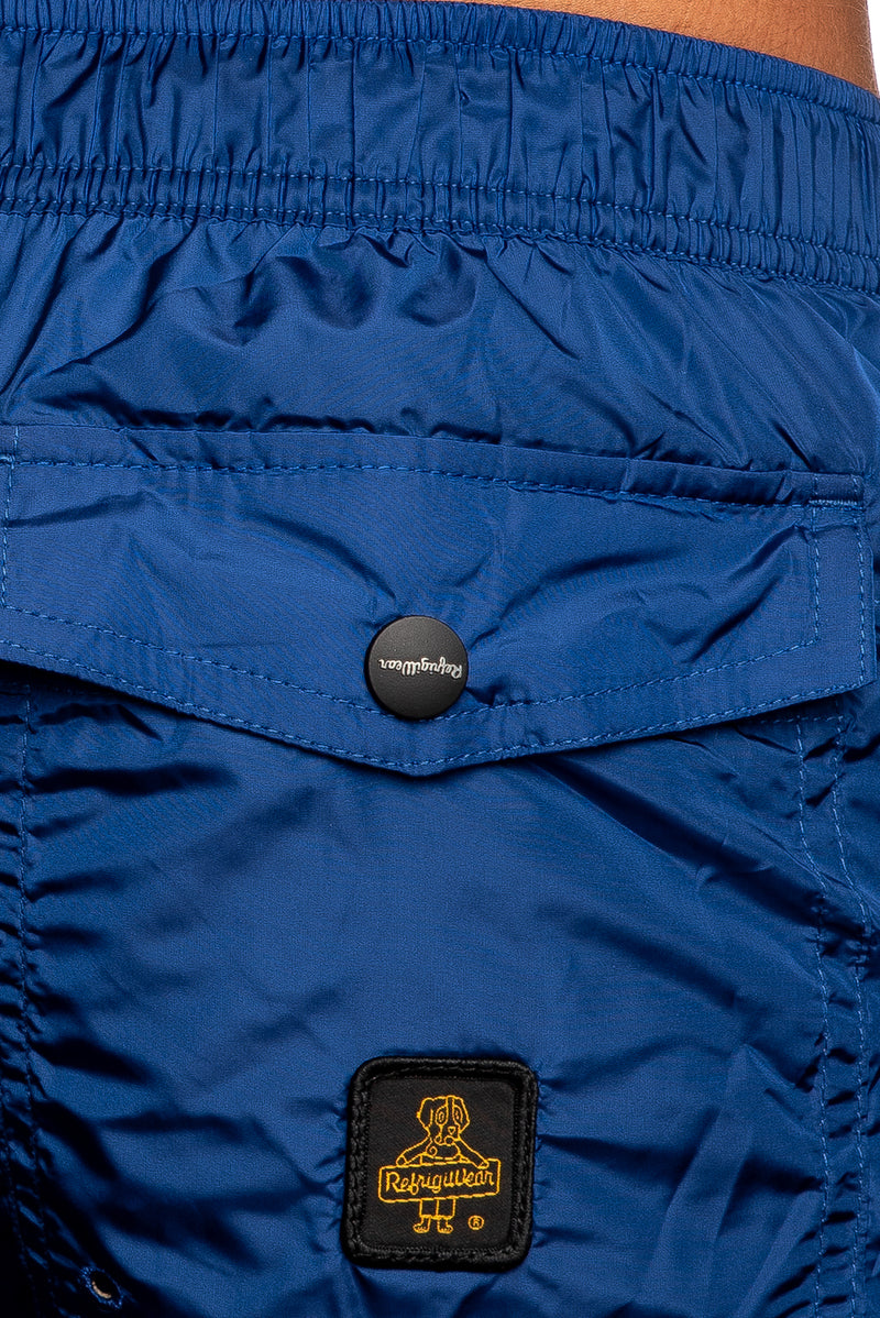 Blue Nylon Swimwear
