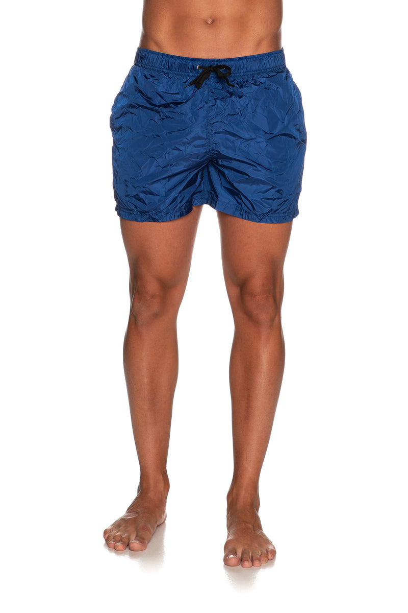 Blue Nylon Swimwear