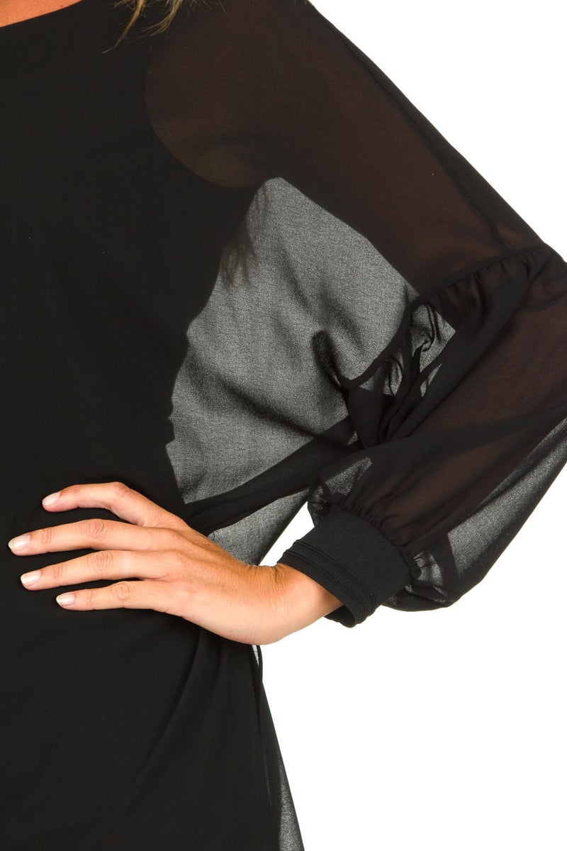 Black Polyester Dress