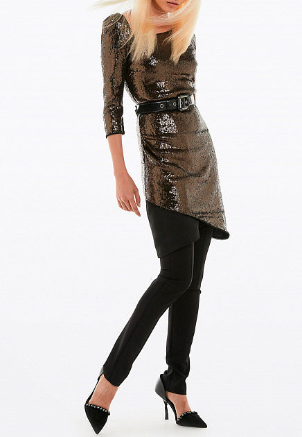 Brown Viscose Dress