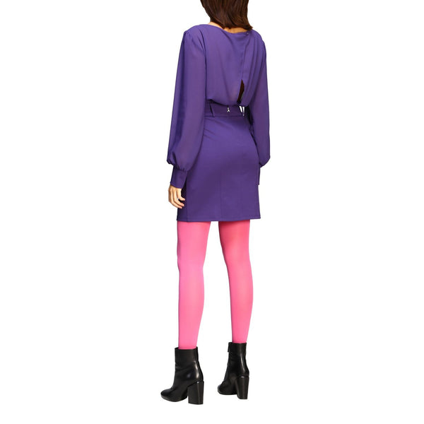 Purple Viscose Dress