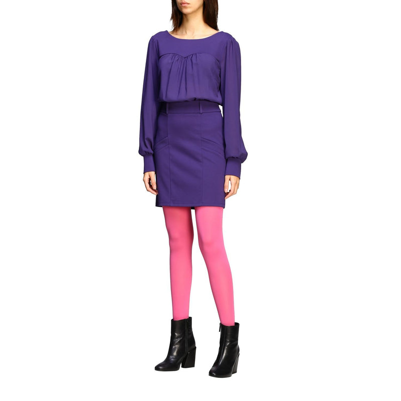 Purple Viscose Dress