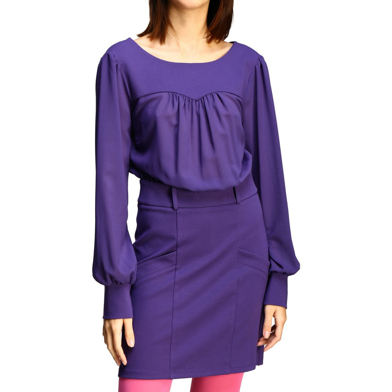 Purple Viscose Dress
