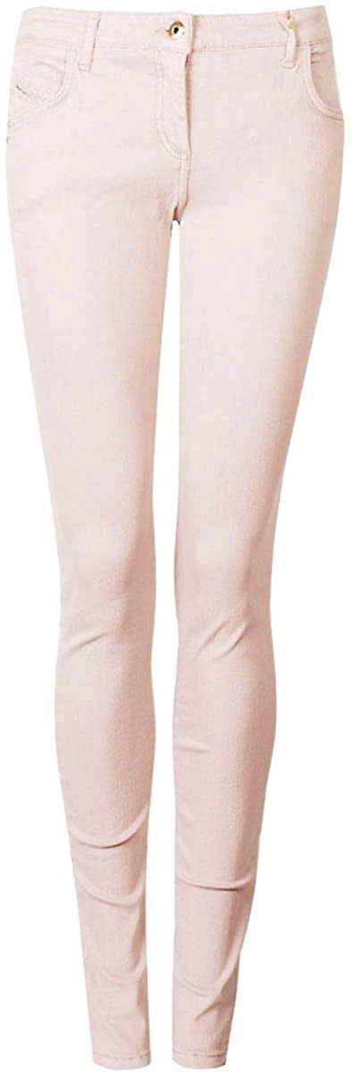 Beige Cotton Jeans & Pant