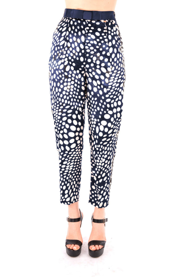 Blue Polyester Jeans & Pant