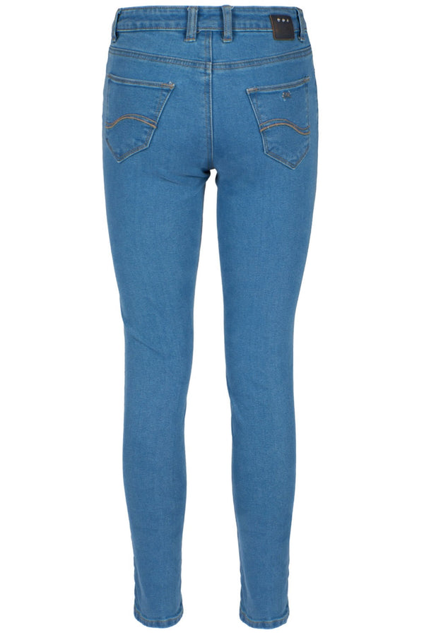 Blue Cotton Jeans & Pant