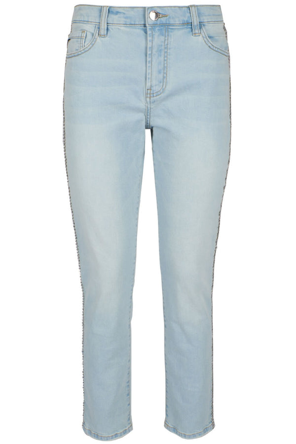 Light Blue Cotton Jeans & Pant