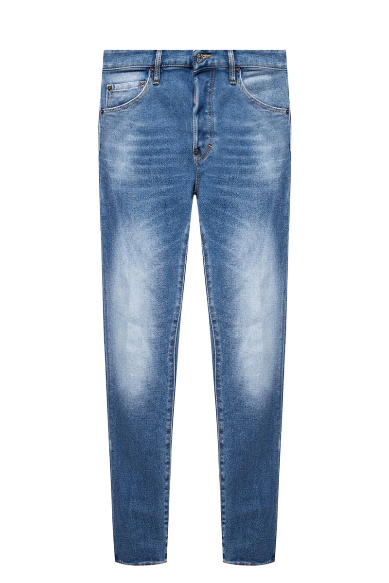 Blue Cotton Jeans & Pant