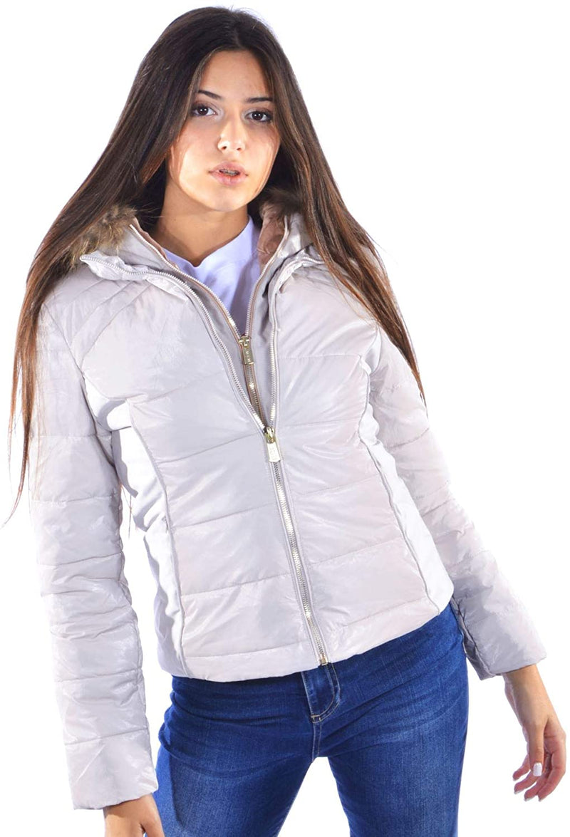 White Nylon Jackets & Coat