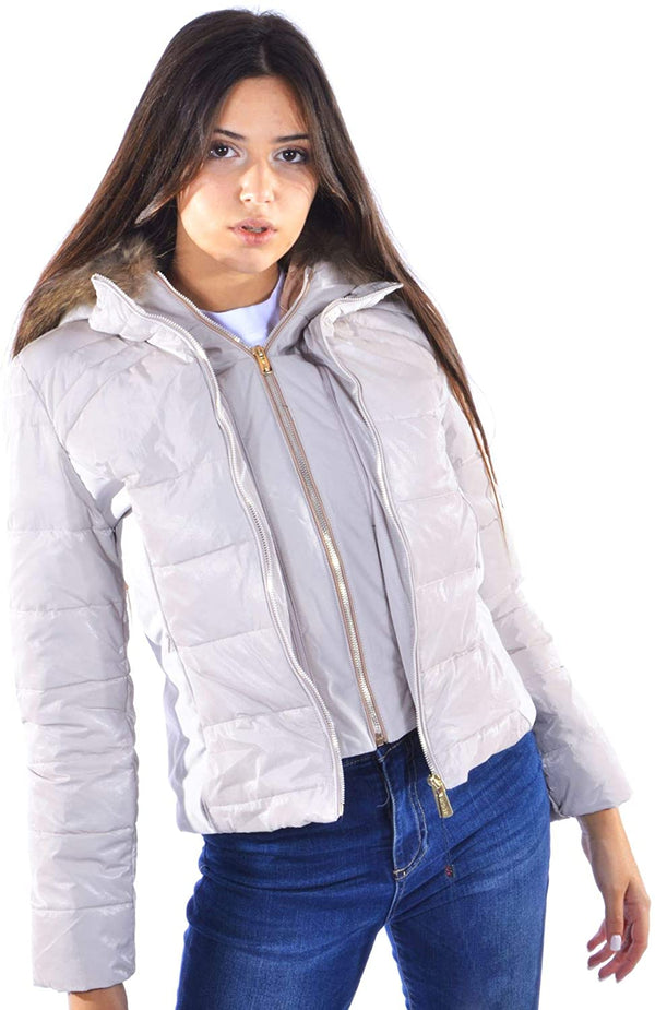 White Nylon Jackets & Coat