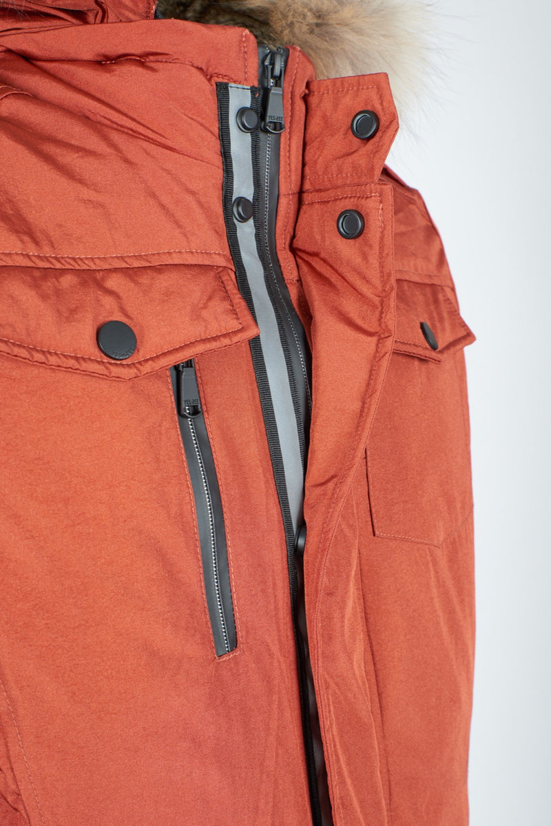 Orange Nylon Jacket