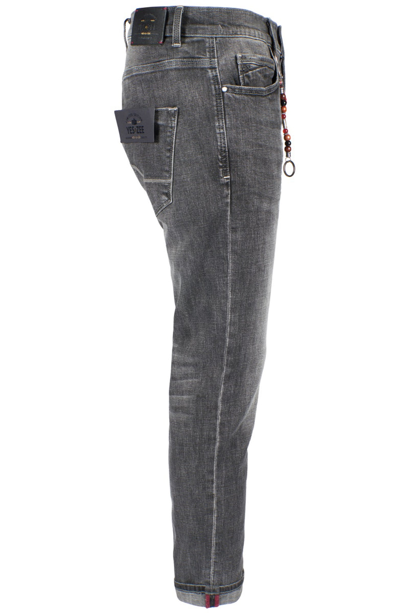 Black Cotton Jeans & Pant