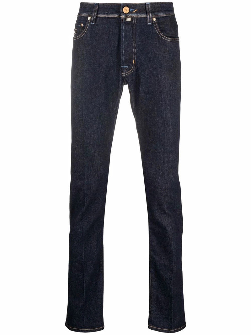 Blue Cotton Jeans & Pant