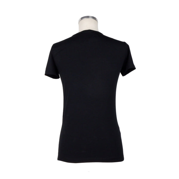 Black Cotton Tops & T-Shirt