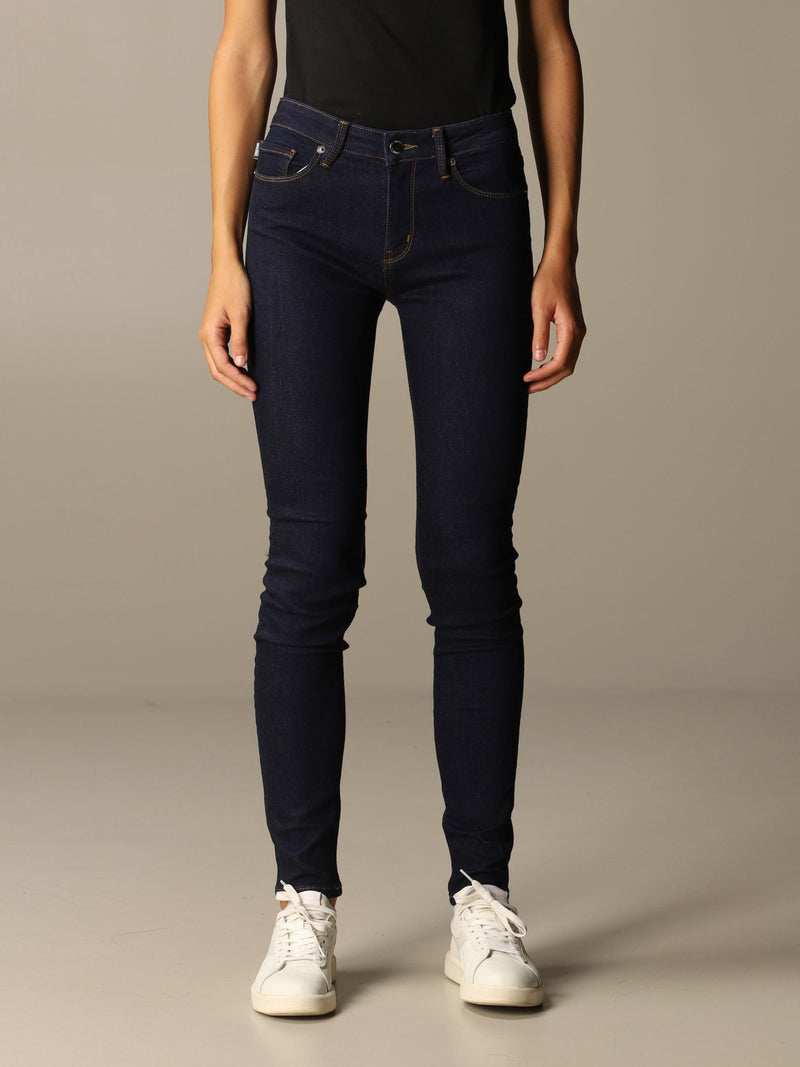 Blue Cotton Jeans & Pant