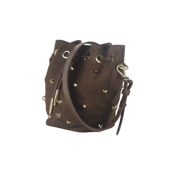 Marrone Calfskin Handbag