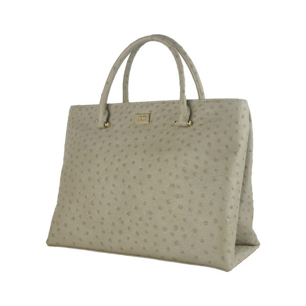 Grigio Calfskin Handbag