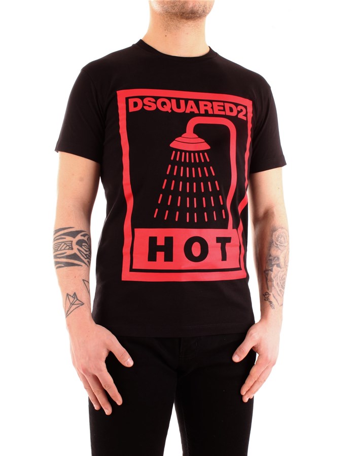 Black Cotton T-Shirt