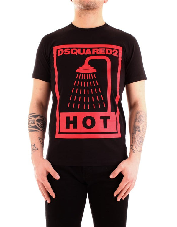 Black Cotton T-Shirt