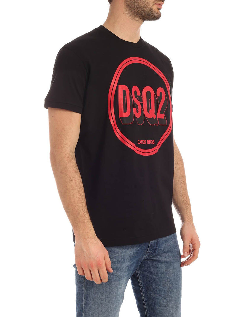 Black Cotton T-Shirt