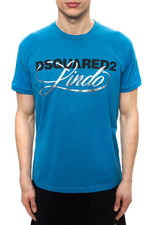 Blue Cotton T-Shirt