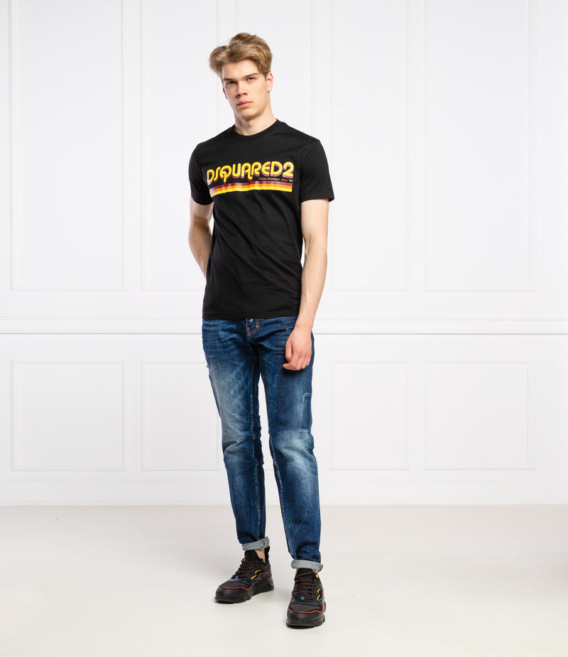 Black Cotton T-Shirt