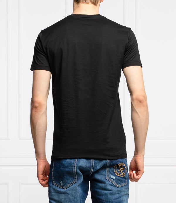 Black Cotton T-Shirt