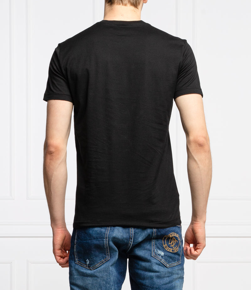 Black Cotton T-Shirt