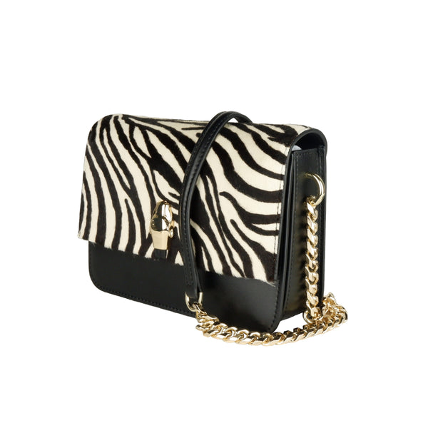 Nero Calfskin Shoulder Bag