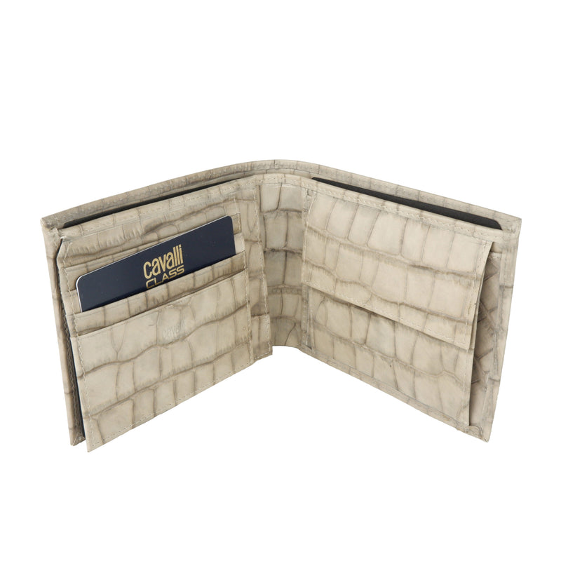 Beige Calfskin Wallet