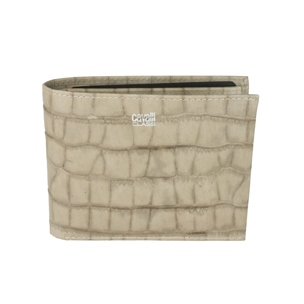 Beige Calfskin Wallet
