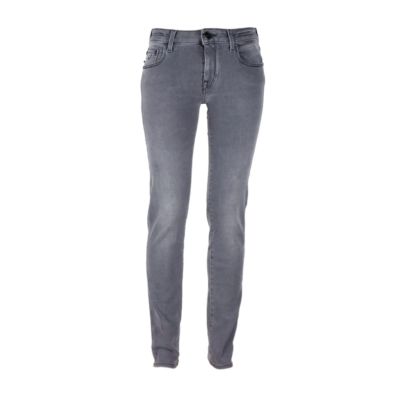 Gray Cotton Jeans & Pant