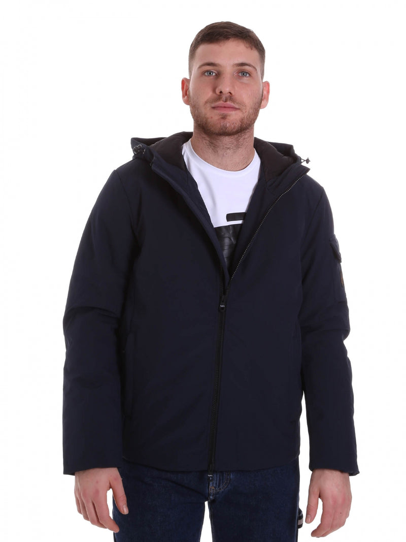 Blue Polyester Jacket