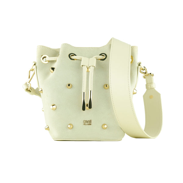 Grigio Calfskin Shoulder Bag