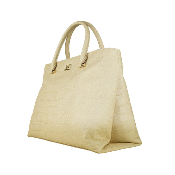 Bianco Calfskin Handbag