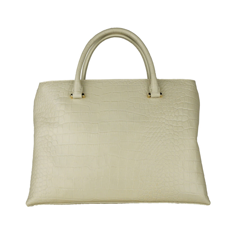 Bianco Calfskin Handbag