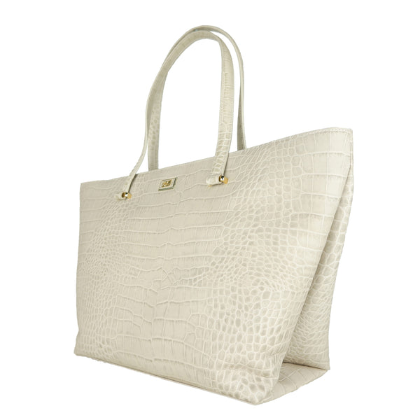 Bianco Calfskin Handbag
