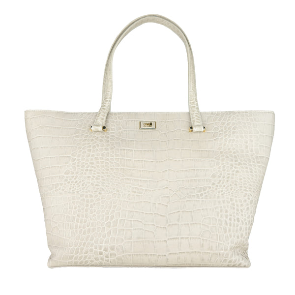 Bianco Calfskin Handbag