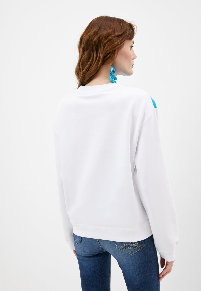 Light Blue Cotton Sweater