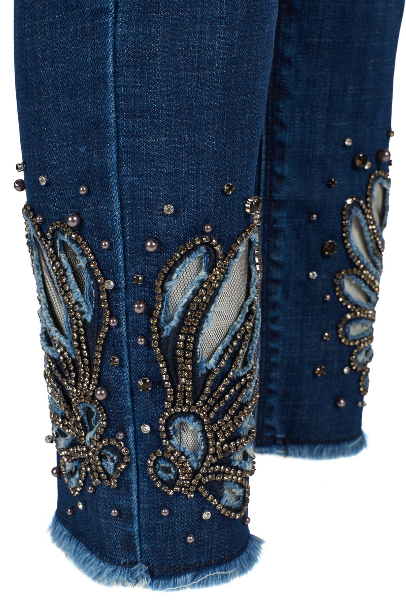 Blue Cotton Jeans & Pant